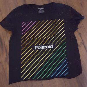 Vintage‎ - Polaroid Black Distressed Tee